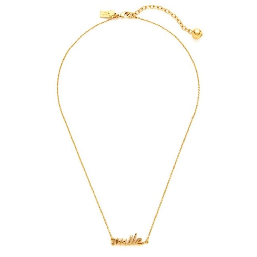 Kate Spade ♠️ Say Yes “Smile” Necklace